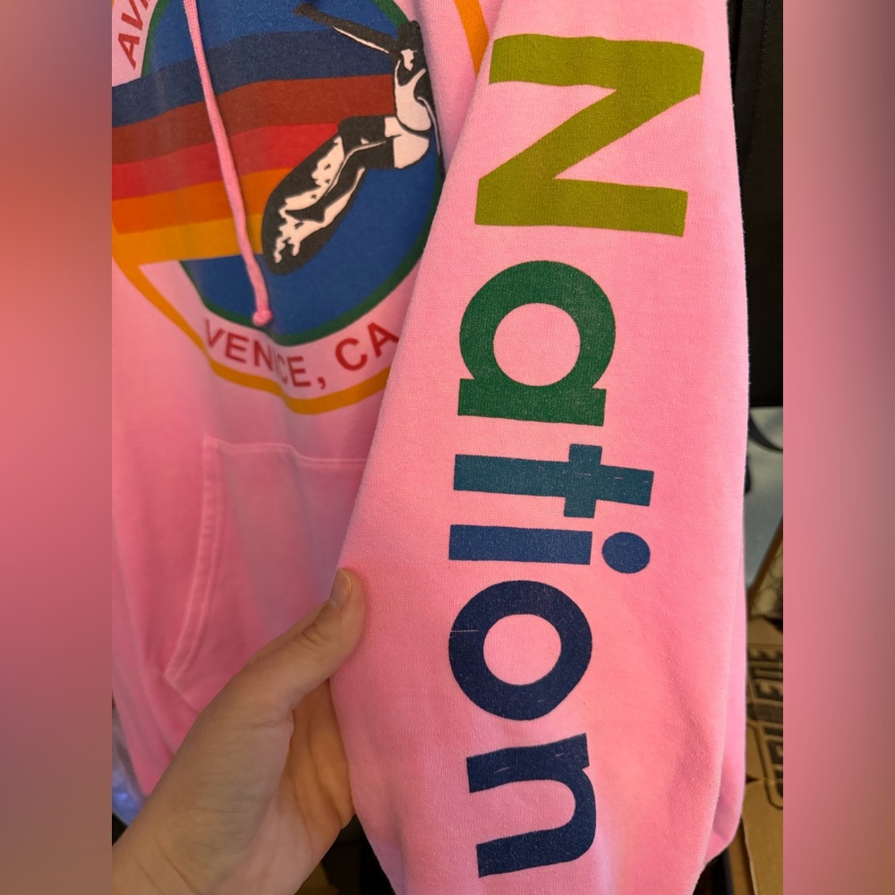 Aviator Nation Neon Pink Hoodie - Picture 3 of 9